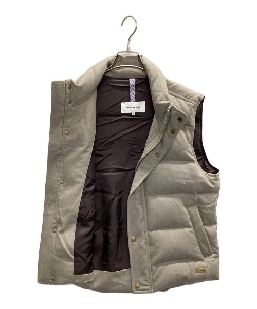 mila schon（ミラ ショーン）mila schon (ミラ ショーン) ダウンベスト ベージュ サイズ:48の古着・服飾アイテム