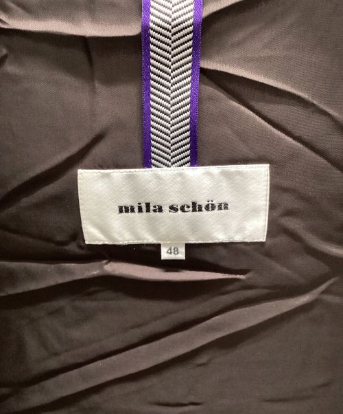 mila schon（ミラ ショーン）mila schon (ミラ ショーン) ダウンベスト ベージュ サイズ:48の古着・服飾アイテム