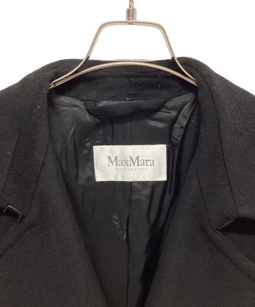 MaxMara（マックスマーラ）MaxMara (マックスマーラ) 00sオールドマニュエラコート ブラック サイズ:40の古着・服飾アイテム
