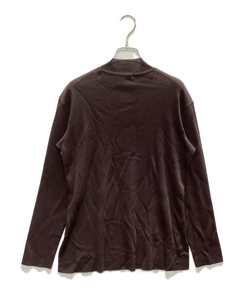 ISSEY MIYAKE PERMANENTE（イッセイミヤケ ペルマネンテ）ISSEY MIYAKE PERMANENTE (イッセイミヤケ ペルマネンテ) 90sモックネックニット ブラウン サイズ:2の古着・服飾アイテム