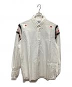 A BATHING APEア ベイシング エイプ）の古着「SHARK SHOULDER WIDE OXFORD BD SHIRT」｜ホワイト