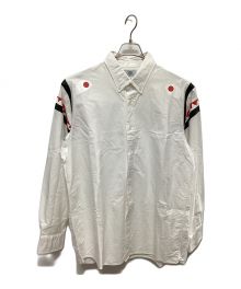 A BATHING APE（ア ベイシング エイプ）の古着「SHARK SHOULDER WIDE OXFORD BD SHIRT」｜ホワイト