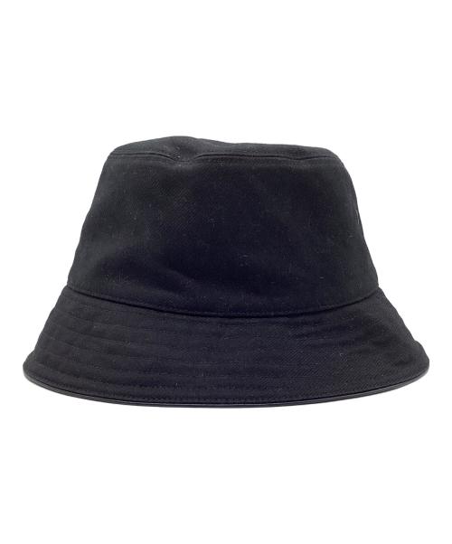 BURBERRY LONDON ENGLAND（バーバリー ロンドン イングランド）BURBERRY LONDON ENGLAND (バーバリー ロンドン イングランド) ホースフェリーモチーフバケットハット ブラック×レッドの古着・服飾アイテム