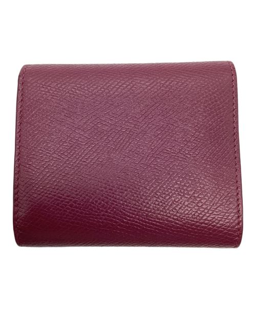 CELINE（セリーヌ）CELINE (セリーヌ) スモールトリフォールドウォレット パープルの古着・服飾アイテム