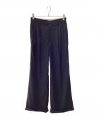 soerteソエルテ）の古着「Wide straight slacks」｜ブラック