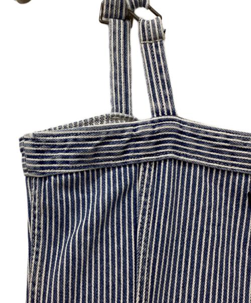 Hysteric HEAVY（ヒステリックヘビー）Hysteric HEAVY (ヒステリックヘビー) 00'sヒッコリーオーバーオール ブルー サイズ:freeの古着・服飾アイテム