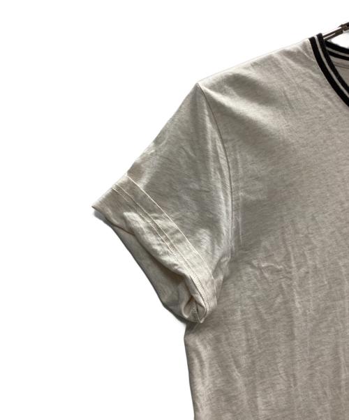 Maison Margiela（メゾンマルジェラ）Maison Margiela (メゾンマルジェラ) Tシャツ ベージュ×ブラック サイズ:Lの古着・服飾アイテム