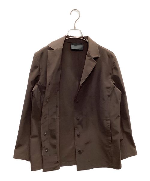 PRADA（プラダ）PRADA (プラダ) 90's 3ボタンシングルナイロンジャケット ブラウン サイズ:42の古着・服飾アイテム