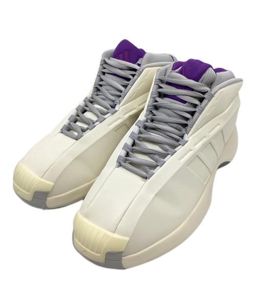 adidas（アディダス）adidas (アディダス) Crazy 1 Cream クリームホワイト/ライトスリッドグレー/アクティブパープル サイズ:29.5cmの古着・服飾アイテム