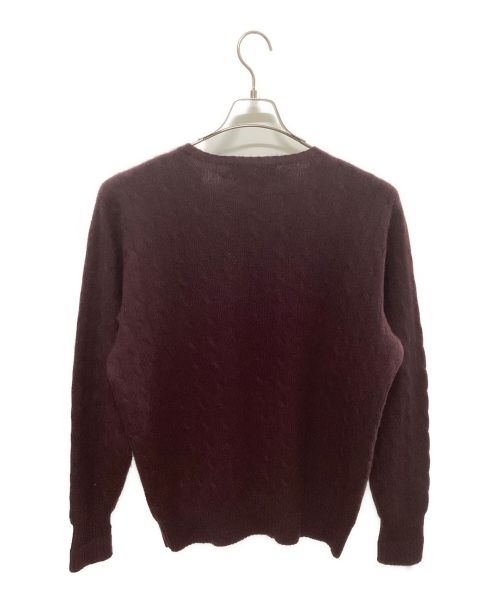 POLO RALPH LAUREN（ポロ・ラルフローレン）POLO RALPH LAUREN (ポロ・ラルフローレン) 90'sカシミヤニット パープル サイズ:Lの古着・服飾アイテム