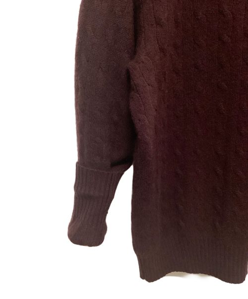 POLO RALPH LAUREN（ポロ・ラルフローレン）POLO RALPH LAUREN (ポロ・ラルフローレン) 90'sカシミヤニット パープル サイズ:Lの古着・服飾アイテム