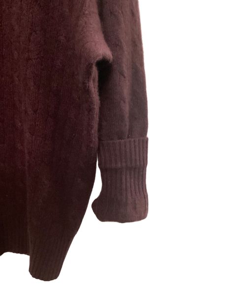POLO RALPH LAUREN（ポロ・ラルフローレン）POLO RALPH LAUREN (ポロ・ラルフローレン) 90'sカシミヤニット パープル サイズ:Lの古着・服飾アイテム