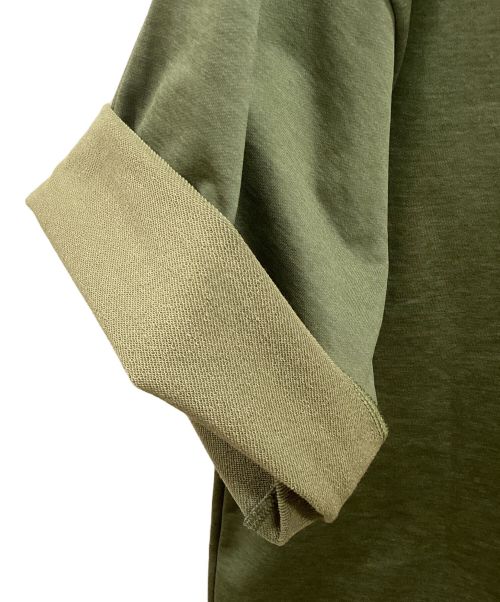 CALEE（キャリー）CALEE (キャリー) MULTI FUNCTION COMPACT FRENCE TERRY CS グリーン サイズ:Lの古着・服飾アイテム