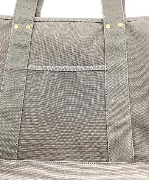 HUNTING WORLD（ハンティングワールド）HUNTING WORLD (ハンティングワールド) キャンバストートバッグ グレーの古着・服飾アイテム