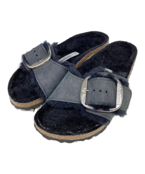 BIRKENSTOCK（ビルケンシュトック）BIRKENSTOCK (ビルケンシュトック) ビッグバックルシアリング ブラック サイズ:23cmの古着・服飾アイテム