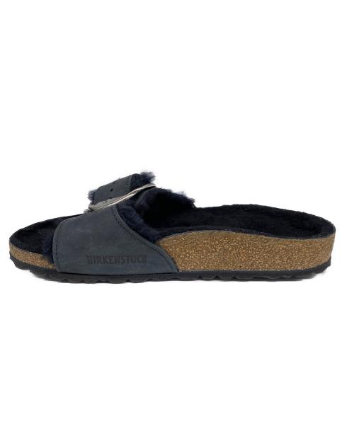 BIRKENSTOCK（ビルケンシュトック）BIRKENSTOCK (ビルケンシュトック) ビッグバックルシアリング ブラック サイズ:23cmの古着・服飾アイテム