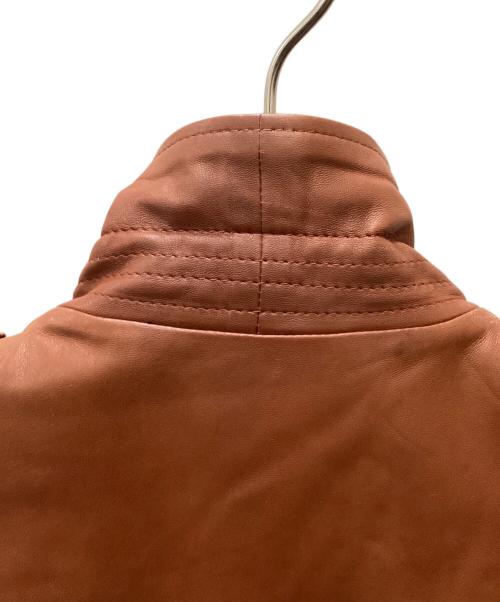CAESAR（シーザー）CAESAR (シーザー) 80sレザーフライトジャケット ブラウン サイズ:Lの古着・服飾アイテム