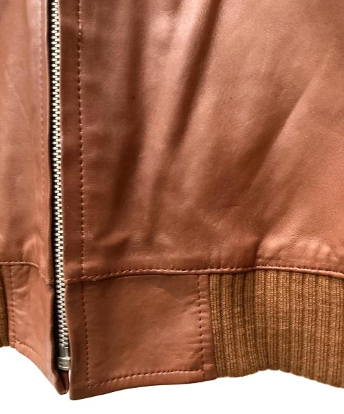 CAESAR（シーザー）CAESAR (シーザー) 80sレザーフライトジャケット ブラウン サイズ:Lの古着・服飾アイテム