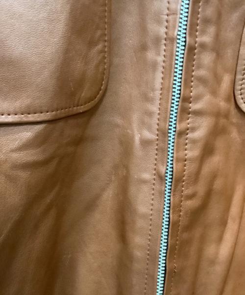 CAESAR（シーザー）CAESAR (シーザー) 80sレザーフライトジャケット ブラウン サイズ:Lの古着・服飾アイテム
