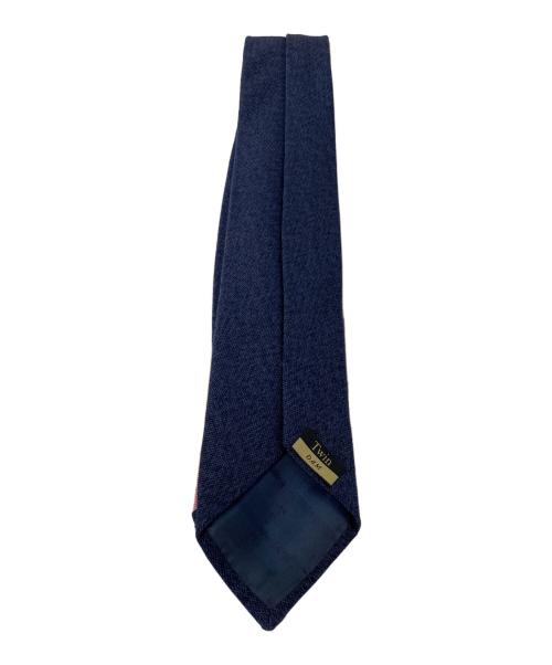 ERMENEGILDO ZEGNA（エルメネジルド・ゼニア）Ermenegildo Zegna (エルメネジルド・ゼニア) ツインタイ ブルー×ピンク サイズ:Freeの古着・服飾アイテム