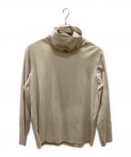 ATTACHMENTアタッチメント）の古着「COOLMAX SMOOTH CLOTH WIDE HIGHNECK L/S TEE」｜ベージュ