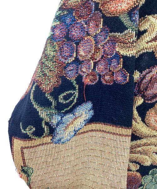 SUGAR STREET（ストリートシュガー）SUGAR STREET (ストリートシュガー) Beautiful European Pattern Vintage Loose Goblin Jacket ネイビー×グリーン サイズ:M/Lの古着・服飾アイテム