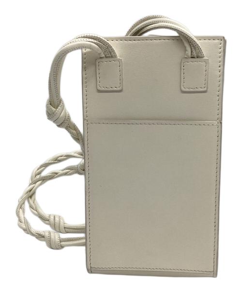 JIL SANDER（ジルサンダー）JIL SANDER (ジルサンダー) スマホバッグ アイボリーの古着・服飾アイテム