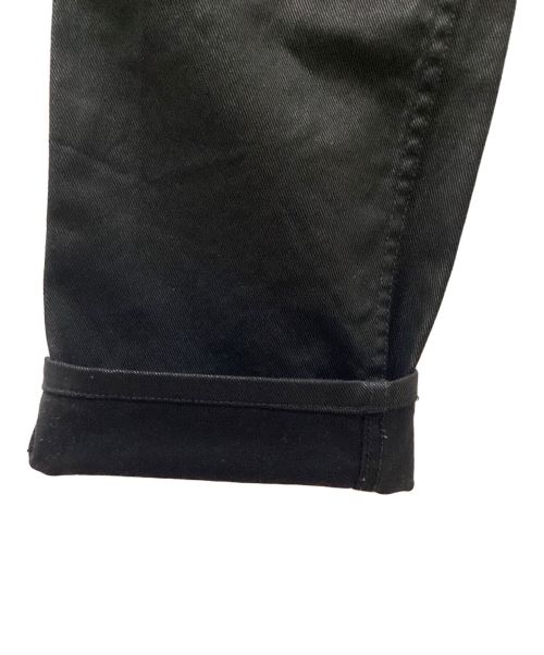 GUCCI（グッチ）GUCCI (グッチ) コーティングGGパッチデニムパンツ ブラック サイズ:Lの古着・服飾アイテム
