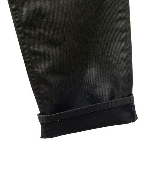 GUCCI（グッチ）GUCCI (グッチ) コーティングGGパッチデニムパンツ ブラック サイズ:Lの古着・服飾アイテム