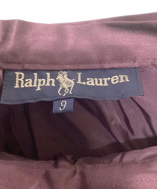 RALPH LAUREN（ラルフローレン）RALPH LAUREN (ラルフローレン) 80's シルクスカートセットアップブラウス エンジ サイズ:Ⅿの古着・服飾アイテム