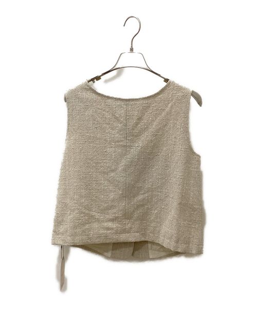ELLIE（エリー）ELLIE (エリー) ツイードベストパンツ ベージュ サイズ:Sの古着・服飾アイテム