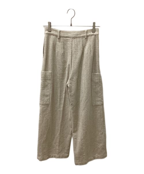 ELLIE（エリー）ELLIE (エリー) ツイードベストパンツ ベージュ サイズ:Sの古着・服飾アイテム