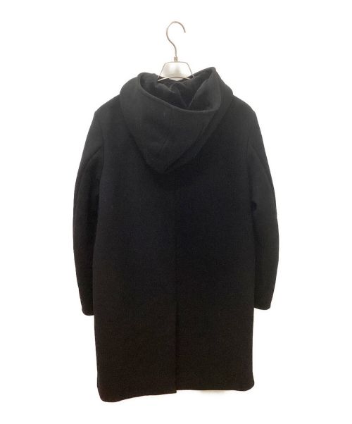 FACTOTUM（ファクトタム）FACTOTUM (ファクトタム) カシミアパイルメルトンフードコート ブラック サイズ:Sの古着・服飾アイテム