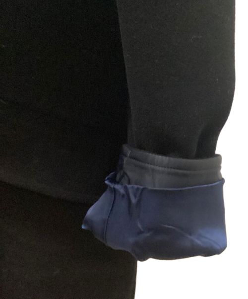 FACTOTUM（ファクトタム）FACTOTUM (ファクトタム) カシミアパイルメルトンフードコート ブラック サイズ:Sの古着・服飾アイテム