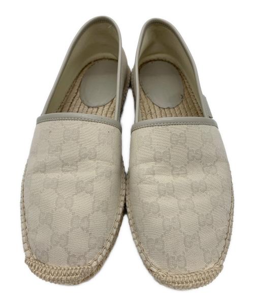 GUCCI（グッチ）GUCCI (グッチ) エスパドリーユ ベージュ サイズ:25cmの古着・服飾アイテム