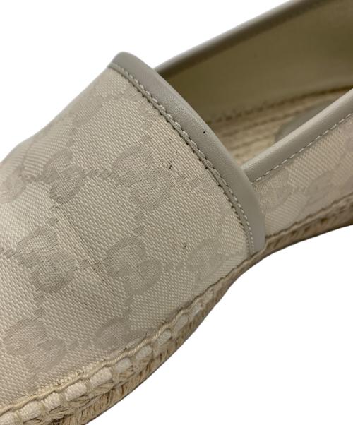 GUCCI（グッチ）GUCCI (グッチ) エスパドリーユ ベージュ サイズ:25cmの古着・服飾アイテム