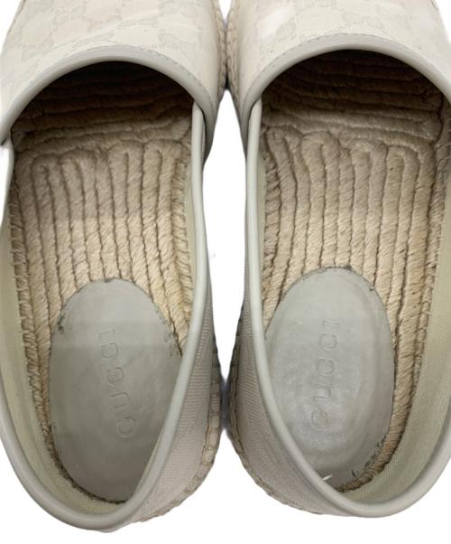 GUCCI（グッチ）GUCCI (グッチ) エスパドリーユ ベージュ サイズ:25cmの古着・服飾アイテム