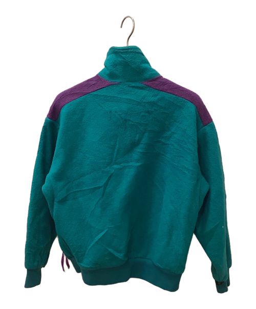 Columbia（コロンビア）Columbia (コロンビア) 90'sインナーフリースマウンテンジャケット パープル×グリーン サイズ:Ⅿの古着・服飾アイテム
