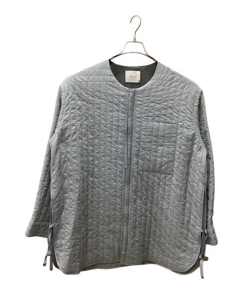 STERNBERG（スタンバーグ）STERNBERG (スタンバーグ) STERNBERG スリットキルティングジャケット スカイブルー サイズ:Mの古着・服飾アイテム