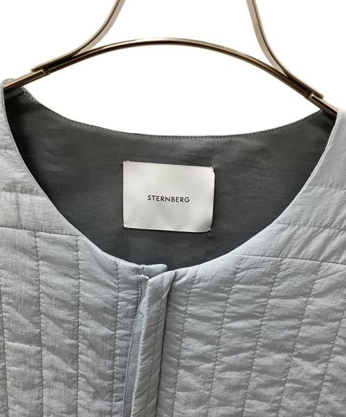 STERNBERG（スタンバーグ）STERNBERG (スタンバーグ) STERNBERG スリットキルティングジャケット スカイブルー サイズ:Mの古着・服飾アイテム