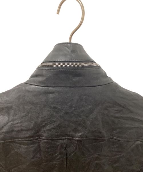 Junhashimoto（ジュンハシモト）Junhashimoto (ジュンハシモト) インナーライダースジャケット ブラック サイズ:2の古着・服飾アイテム