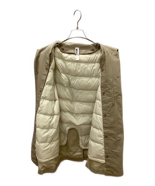 MHL（エムエイチエル）MHL (エムエイチエル) ダウンライナー付ステンカラーコート ベージュ サイズ:Mの古着・服飾アイテム