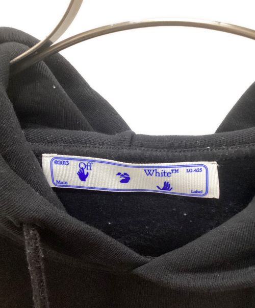 OFFWHITE（オフホワイト）OFFWHITE (オフホワイト) 21FW DEGRADE ARROW OVER HOODIE ブラック サイズ:Lの古着・服飾アイテム