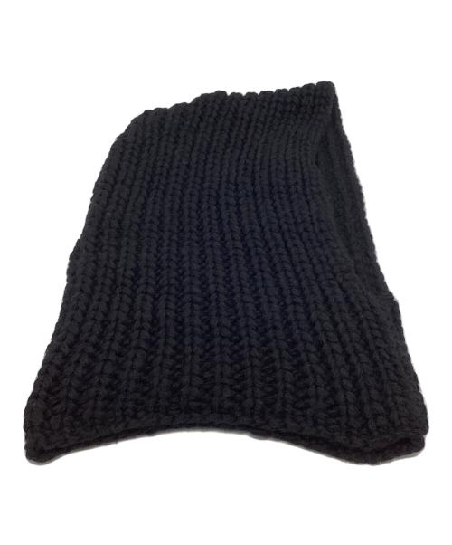 kijima takayuki（キジマタカユキ）kijima takayuki (キジマタカユキ) ニットバラクラバ ブラックの古着・服飾アイテム