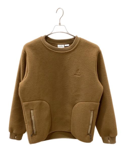 GRAMICCI（グラミチ）GRAMICCI (グラミチ) BOA FLEECE PULLOVER ブラウン サイズ:Lの古着・服飾アイテム