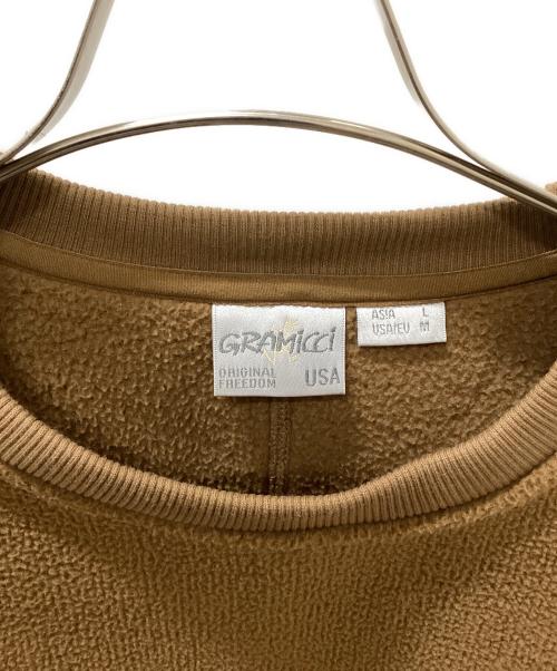 GRAMICCI（グラミチ）GRAMICCI (グラミチ) BOA FLEECE PULLOVER ブラウン サイズ:Lの古着・服飾アイテム