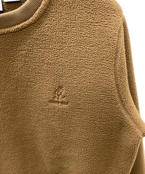 GRAMICCI（グラミチ）GRAMICCI (グラミチ) BOA FLEECE PULLOVER ブラウン サイズ:Lの古着・服飾アイテム