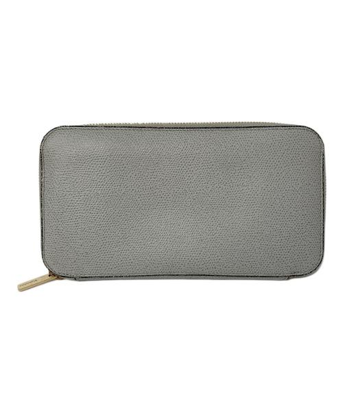 Valextra（ヴァレクストラ）Valextra (ヴァレクストラ) 長財布 グレーの古着・服飾アイテム