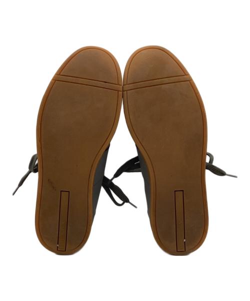 PRADA（プラダ）PRADA (プラダ) LOGO LOW TOP SNEAKERS グレー サイズ:7の古着・服飾アイテム