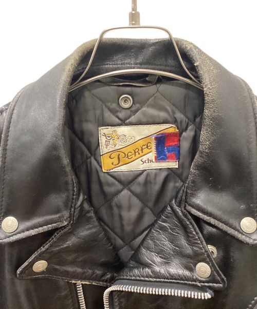 PERFECTO by Schott（パーフェクト バイ ショット）PERFECTO by Schott (パーフェクト バイ ショット) 80-90'sダブルライダースジャケット ブラック サイズ:US 40の古着・服飾アイテム